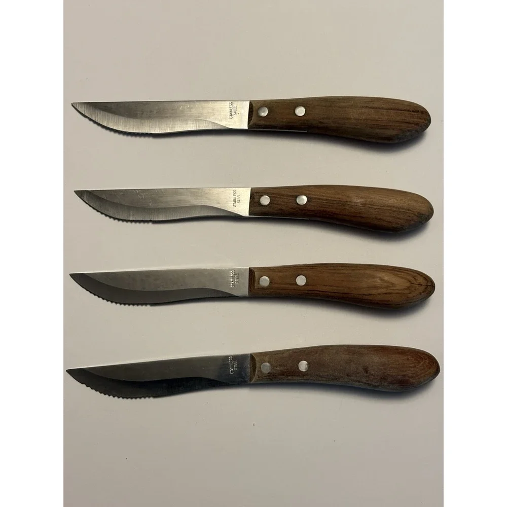 Wusthof Gourmet 5 Piece 4 Knives Set with in Drawer Block Stainless Steel